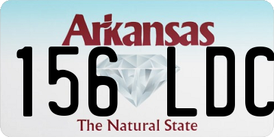AR license plate 156LDC