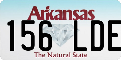 AR license plate 156LDE