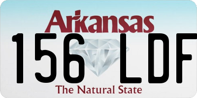 AR license plate 156LDF