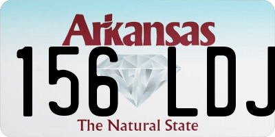 AR license plate 156LDJ