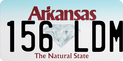 AR license plate 156LDM