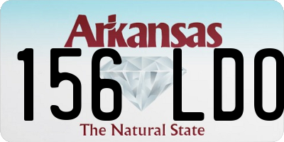 AR license plate 156LDO