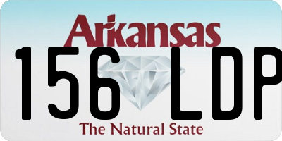 AR license plate 156LDP