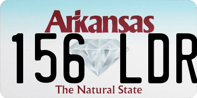AR license plate 156LDR