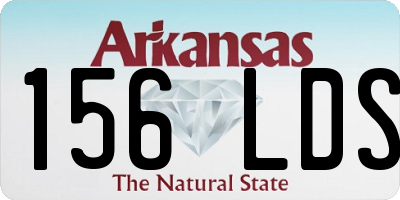 AR license plate 156LDS