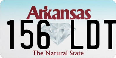 AR license plate 156LDT
