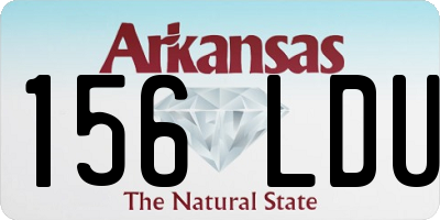 AR license plate 156LDU