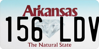 AR license plate 156LDV