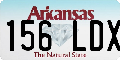AR license plate 156LDX