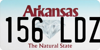 AR license plate 156LDZ