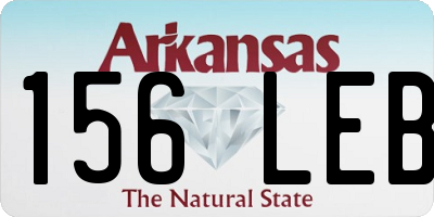AR license plate 156LEB