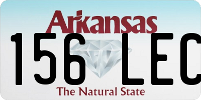 AR license plate 156LEC