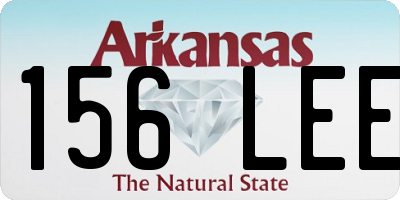 AR license plate 156LEE