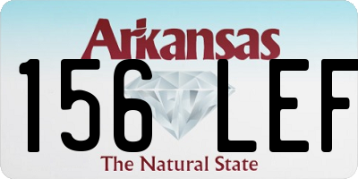 AR license plate 156LEF
