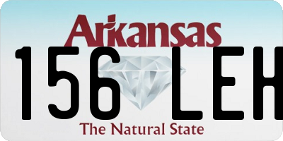 AR license plate 156LEH