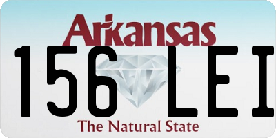 AR license plate 156LEI