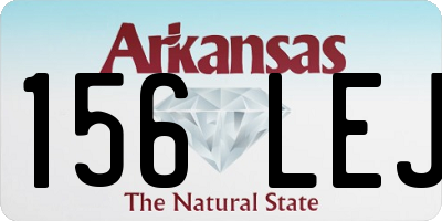 AR license plate 156LEJ