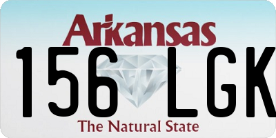 AR license plate 156LGK