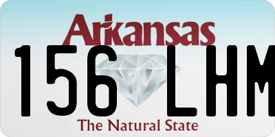 AR license plate 156LHM