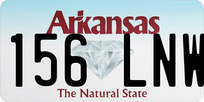 AR license plate 156LNW