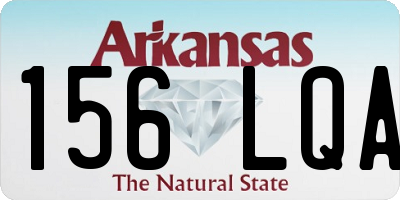 AR license plate 156LQA