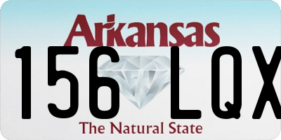 AR license plate 156LQX