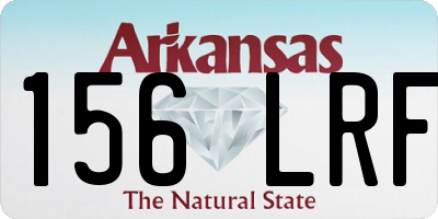 AR license plate 156LRF
