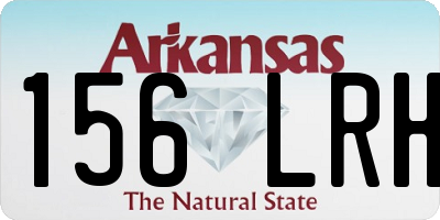 AR license plate 156LRH