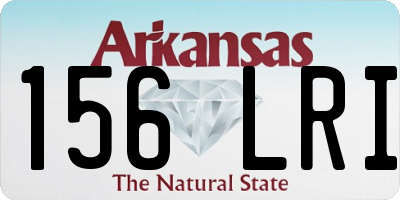 AR license plate 156LRI