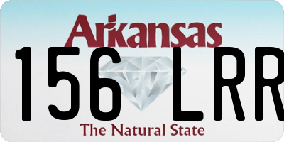 AR license plate 156LRR