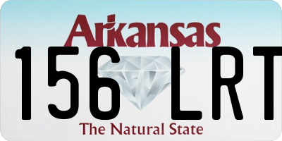 AR license plate 156LRT