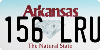 AR license plate 156LRU