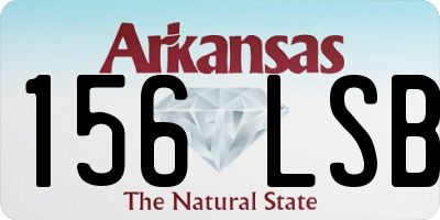AR license plate 156LSB