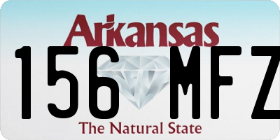 AR license plate 156MFZ