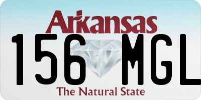 AR license plate 156MGL