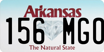 AR license plate 156MGO