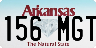 AR license plate 156MGT