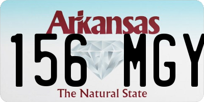 AR license plate 156MGY