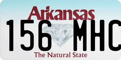 AR license plate 156MHC