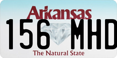 AR license plate 156MHD