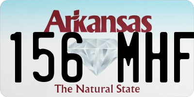 AR license plate 156MHF