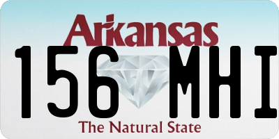 AR license plate 156MHI