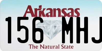 AR license plate 156MHJ