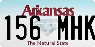 AR license plate 156MHK