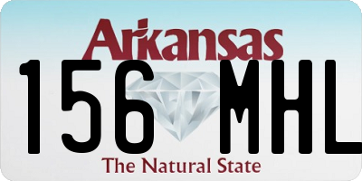 AR license plate 156MHL