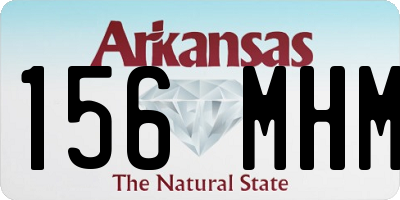 AR license plate 156MHM