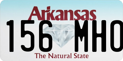 AR license plate 156MHO
