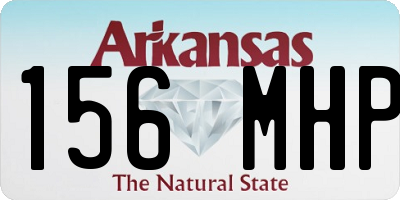 AR license plate 156MHP