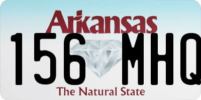 AR license plate 156MHQ