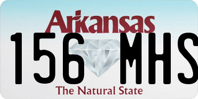 AR license plate 156MHS
